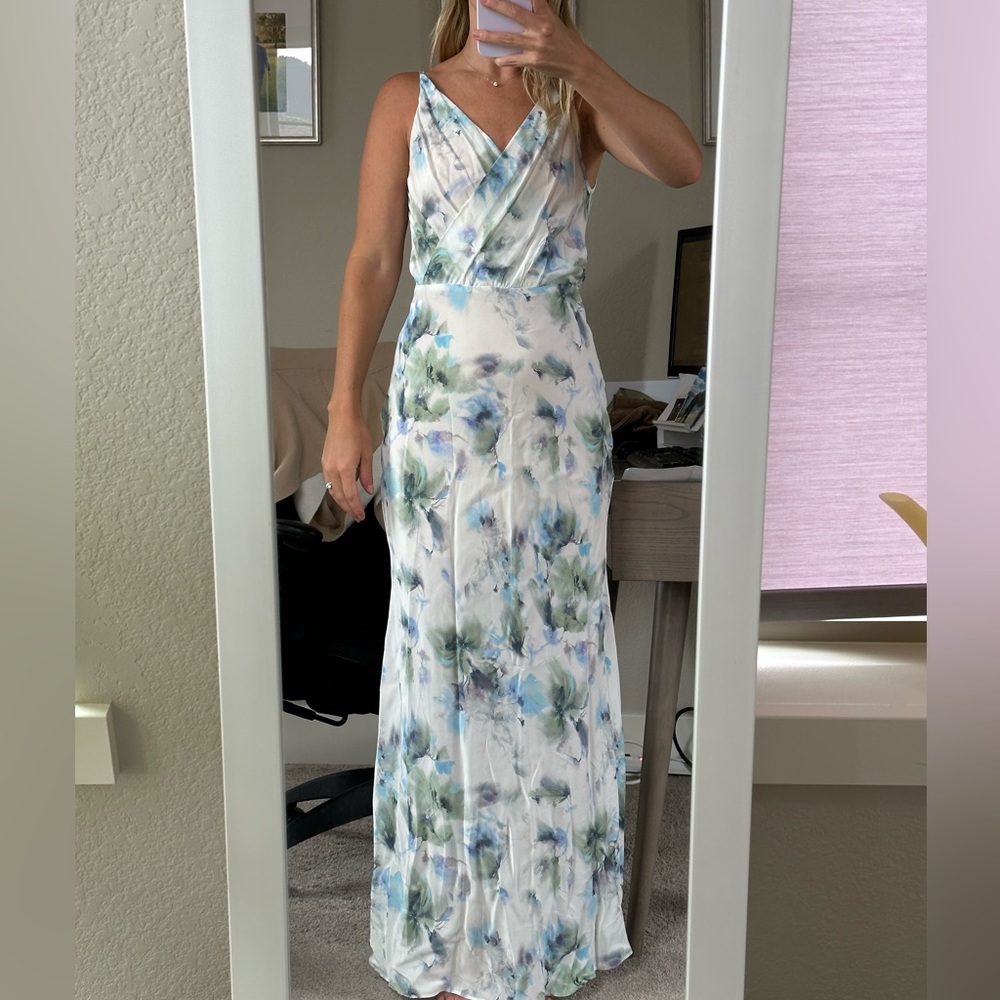 Bec and bridge Corinne watercolor maxi dress